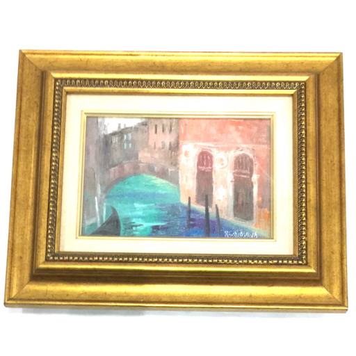 大澤喜一 ヴェニス 油彩 油絵 真作 絵画